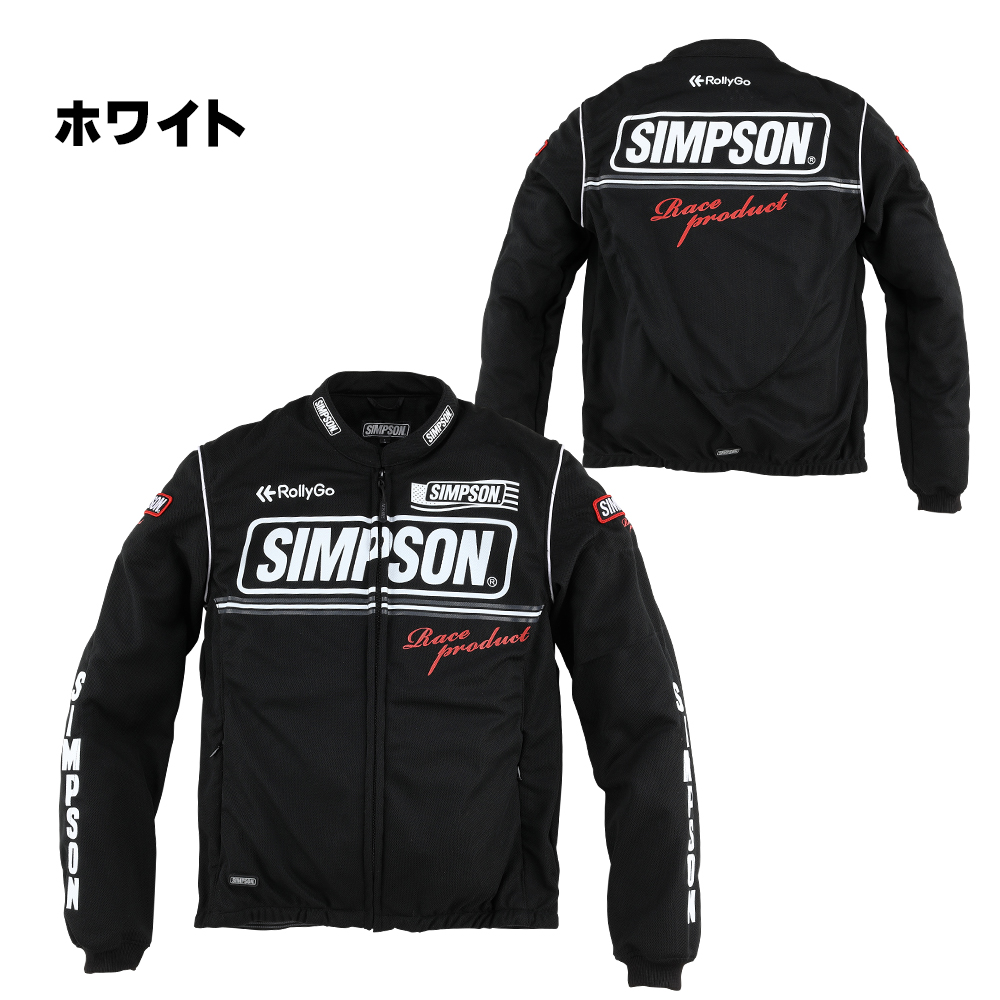 SIMPSON NSM-C05　ライダーズ メッシュクールジャケット　2023春夏