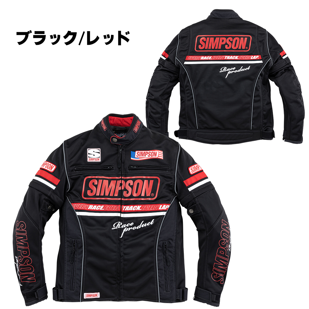 SIMPSON NSM-C02L レディース ライダーズメッシュジャケット 2023春夏