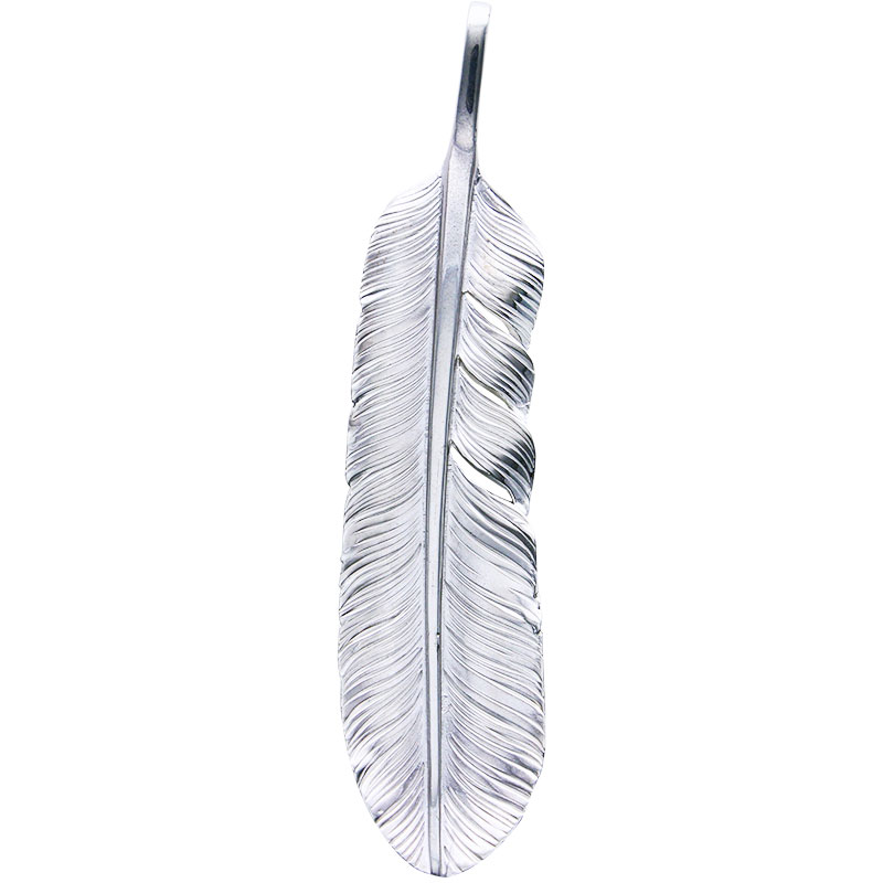 L old feather 02 S K18 flower metal