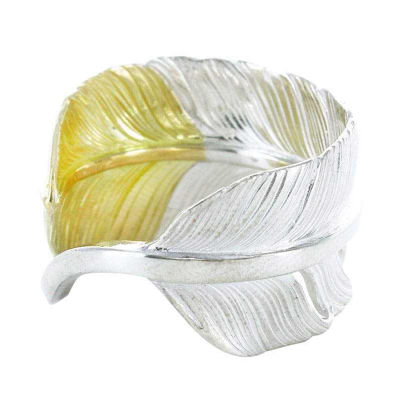 L old feather K18 top ring 02