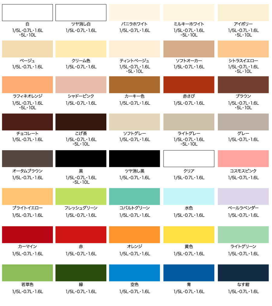 水性多用途カラー 10L (アイボリー) ≪お取寄商品≫ - 塗料、塗装